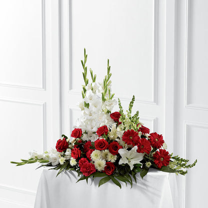 Crimson & White Arrangement –  Windsor Florist Inc., The, New York NY