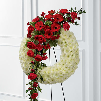 Graceful Tribute Wreath –  Windsor Florist Inc., The, New York NY
