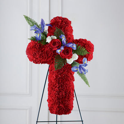 Faithful Hero Floral Cross –  Windsor Florist Inc., The, New York NY