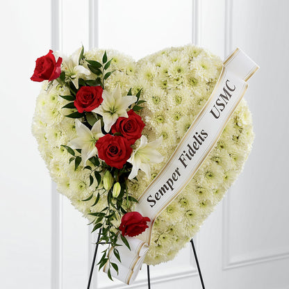 Heartfelt Hero Standing Heart –  Windsor Florist Inc., The, New York NY