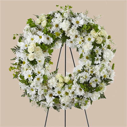 Faithful Wishes Wreath –  Windsor Florist Inc., The, New York NY