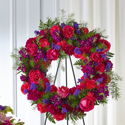 Calming Colors Wreath –  Windsor Florist Inc., The, New York NY