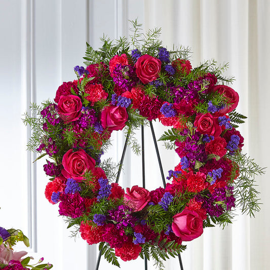 Calming Colors Wreath –  Windsor Florist Inc., The, New York NY