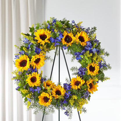 Bright Rays Wreath –  Windsor Florist Inc., The, New York NY