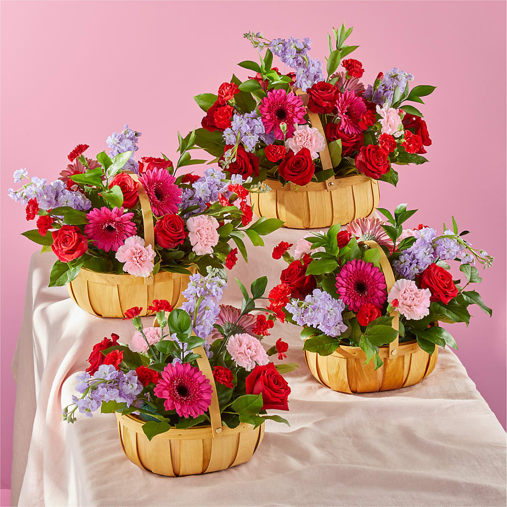 Pink Picnic Basket –  Windsor Florist Inc., The, New York NY