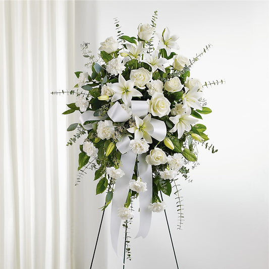 With Care Standing Spray –  Windsor Florist Inc., The, New York NY