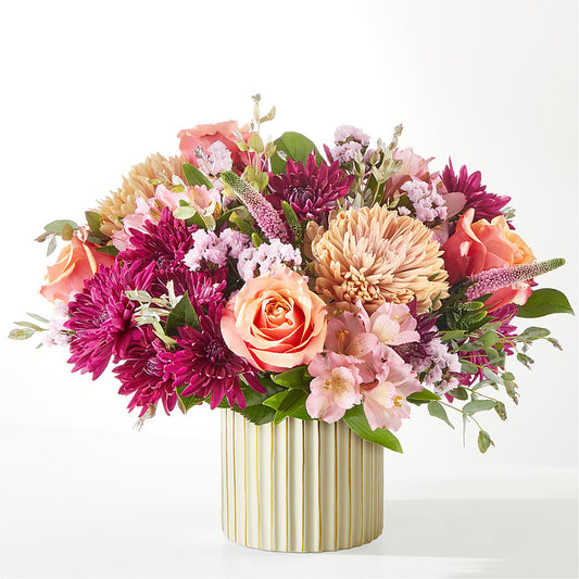 Berry Cobbler Bouquet with Ivory Vase –  Windsor Florist Inc., The, New York NY