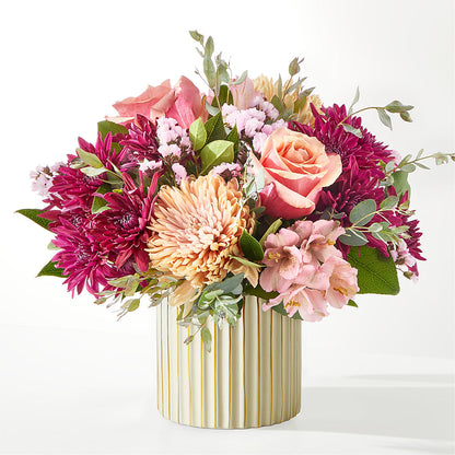 Berry Cobbler Bouquet with Ivory Vase –  Windsor Florist Inc., The, New York NY