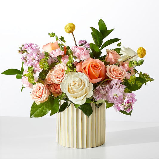 French Market Bouquet with Ivory Vase –  Windsor Florist Inc., The, New York NY